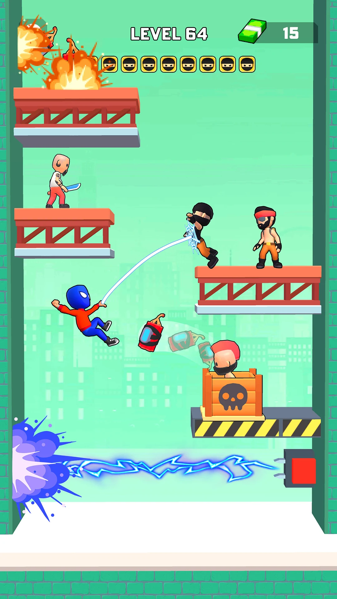 Swing Hero: Rope Fighter screenshot